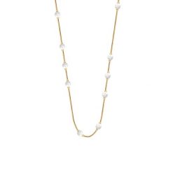 Naszyjnik Pearls pozłacany 60+5 cm. Żółte naszyjniki Lilou, pozłacane. Za 269.00 zł.