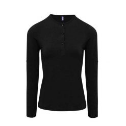 Damska Koszulka Z Długim Rękawem John Roll. Czarne bluzki PREMIER, xl, bez wzorów, sportowe, bez kołnierzyka, bez ramiączek. Za 83.99 zł.