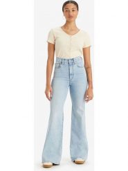 Levi's Dżinsy - Bootcut fit - w kolorze błękitnym rozmiar: W29/L30. Niebieskie jeansy Levi's®, l, z aplikacjami, z podwyższonym stanem. Za 242.13 zł.