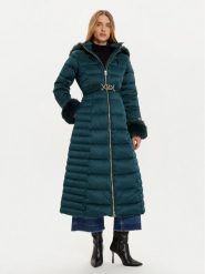 Marciano Guess Płaszcz zimowy Jastin 4BGL20 7187A Zielony Regular Fit. Zielone płaszcze Marciano Guess, na zimę, z aplikacjami, z syntetyku, bez kaptura. Za 1,399.00 zł.