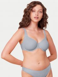 Triumph Biustonosz z fiszbiną Harmony Spotlight 10215944 Niebieski. Niebieskie biustonosze Triumph, bez wzorów, z syntetyku. Za 119.99 zł.