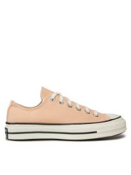 Converse Trampki Chuck 70 Ox A03448C Pomarańczowy. Brązowe trampki Converse, bez wzorów, z materiału, bez zapięcia. Za 239.99 zł.