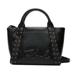 Torebka KARL LAGERFELD. Czarne torebki klasyczne KARL LAGERFELD, bez wzorów, bez dodatków. Za 849.99 zł.