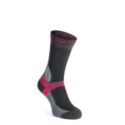 Skarpety rowerowe damskie Bridgedale MTB Summer Weight T2 Coolmax Sport Boot. Szare skarpety Bridgedale, bez wzorów. Za 76.99 zł.