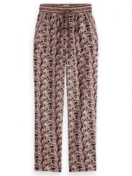 Scotch & Soda Spodnie w kolorze jasnoróżowo-czarnym rozmiar: XL. Czarne spodnie materiałowe Scotch & Soda, xl, bez wzorów, z materiału, z podwyższonym stanem. Za 145.26 zł.