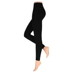 Legginsy zimowe damskie Polar. Czarne legginsy HEAT KEEPER, xl, bez wzorów, z polaru. Za 134.79 zł.