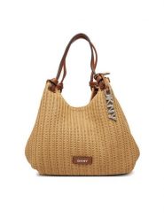 DKNY Torebka Paula R61AOE49 Brązowy. Brązowe torebki klasyczne DKNY, bez wzorów, z syntetyku, bez dodatków. Za 659.99 zł.