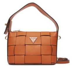 Torebka Guess. Brązowe torebki klasyczne Guess, z aplikacjami, bez dodatków. Za 589.99 zł.