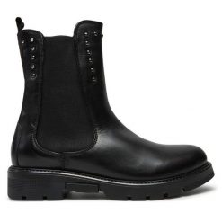Sztyblety Lumberjack. Czarne botki Lumberjack, bez wzorów, bez obcasa, na płaskiej podeszwie, bez zapięcia. Za 429.99 zł.