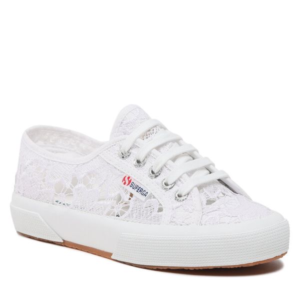 Trampki Superga. Białe trampki Superga, bez wzorów, bez zapięcia. Za 249.99 zł.