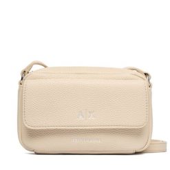 Torebka Armani Exchange. Brązowe listonoszki Armani Exchange, bez wzorów, bez dodatków. Za 479.99 zł.