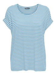 ONLY Carmakoma Koszulka w kolorze niebieskim rozmiar: L-50/52. Niebieskie bluzki Only Carmakoma, l, bez wzorów, bez kołnierzyka, bez ramiączek. Za 63.95 zł.