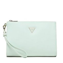 Kosmetyczka Guess. Niebieskie kufry i kosmetyczki Guess, z aplikacjami, bez dodatków. Za 209.99 zł.