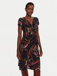 Lauren Ralph Lauren Sukienka koktajlowa 250946815001 Granatowy Regular Fit. Niebieskie sukienki Lauren Ralph Lauren, bez wzorów, z syntetyku, wizytowe, bez kołnierzyka, bez ramiączek. Za 519.99 zł.