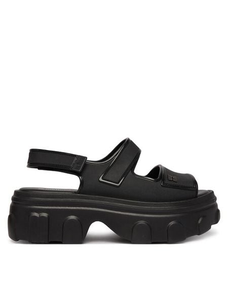 Melissa Sandały Melissa Ella Move Ad 36150 Czarny. Czarne sandały Melissa, bez wzorów, z tworzywa sztucznego, bez obcasa, na koturnie, bez zapięcia. Za 521.99 zł.