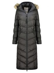 Geographical Norway Płaszcz zimowy "Capucine" w kolorze czarnym rozmiar: XXL. Czarne płaszcze Geographical Norway, na zimę, xxl, bez wzorów, z puchu, bez kaptura. Za 306.01 zł.