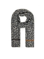 Guess Szal AW5349 MOD03 Szary. Szare rękawiczki Guess, z aplikacjami, z materiału. Za 199.99 zł.