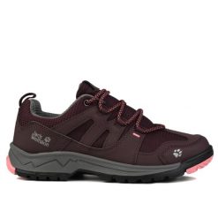 Buty damskie sportowe trekkingowe Jack Wolfskin WOLF HIKER LOW K. Fioletowe obuwie sportowe Jack Wolfskin, bez zapięcia, trekkingowe. Za 148.00 zł.