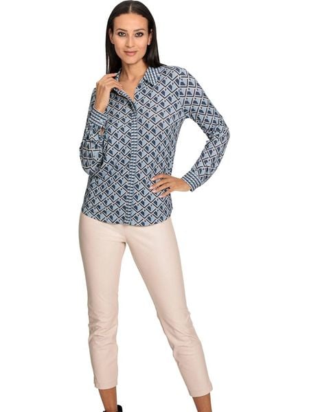 Heine Koszula w kolorze błękitnym rozmiar: 48. Niebieskie koszule Heine, bez wzorów, bez kołnierzyka, bez ramiączek. Za 56.99 zł.