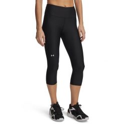 Legginsy fitness damskie Under Armour rybaczki. Legginsy Under Armour, s, bez wzorów, z materiału, z podwyższonym stanem. Za 199.99 zł.