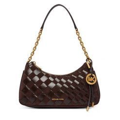 Torebka MICHAEL Michael Kors. Brązowe torebki klasyczne MICHAEL Michael Kors, bez wzorów, bez dodatków. Za 1,209.00 zł.