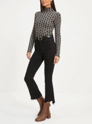 LA Angels Koszulka w kolorze czarno-kremowym rozmiar: L. Brązowe bluzki LA Angels, l, bez wzorów, bez kołnierzyka, bez ramiączek. Za 113.99 zł.