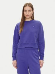 Save The Duck Bluza DF1180W CLEE20 Fioletowy Relaxed Fit. Fioletowe bluzy Save the duck, bez wzorów, z bawełny, bez kaptura. Za 199.99 zł.