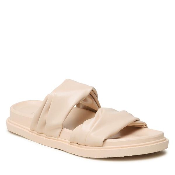 Klapki DeeZee. Brązowe klapki DeeZee, bez wzorów, bez obcasa. Za 119.99 zł.