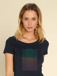 WOOOP Koszulka "Hala Kahiki" w kolorze granatowym rozmiar: S. Niebieskie bluzki Wooop, s, bez wzorów, bez kołnierzyka, bez ramiączek. Za 56.99 zł.