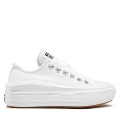 Trampki Converse. Białe trampki Converse, bez wzorów, bez zapięcia. Za 289.99 zł.