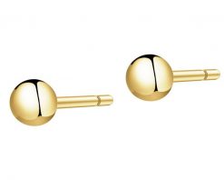 Złote kolczyki - kulki. Żółte kolczyki Apart, złote. Za 379.00 zł.