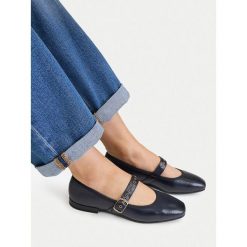 Baleriny Lasocki. Niebieskie baleriny Lasocki, bez wzorów, bez obcasa. Za 199.99 zł.