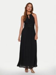Vila Sukienka wieczorowa Milina 14052647 Czarny Regular Fit. Czarne sukienki Vila, bez wzorów, z syntetyku, wizytowe, bez kołnierzyka, bez ramiączek. Za 139.99 zł.