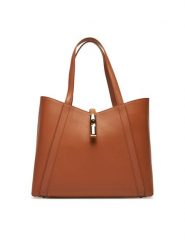 Furla Torebka Goccia L WB01788 BX3353 KH RY000 Brązowy. Brązowe torebki klasyczne Furla, bez wzorów, ze skóry, bez dodatków. Za 1,509.00 zł.