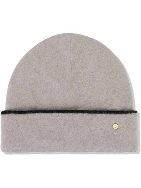 Hey Marly Wełniana czapka beanie "Classic" w kolorze szaro-czarnym rozmiar: onesize. Czarne czapki Hey Marly, bez wzorów, z materiału. Za 174.02 zł.