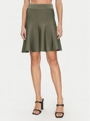 Guess Spódnica mini W5GD0U Z2XY0 Zielony Regular Fit. Zielone spódnice Guess, xxl, z aplikacjami, z wiskozy, mini. Za 329.99 zł.