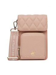 Beverly Hills Polo Club Torebka BHPC-L-007-07 Różowy. Czerwone listonoszki Beverly Hills Polo Club, bez wzorów, ze skóry, bez dodatków. Za 79.99 zł.