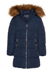 Betty Moore Parka "Queens" w kolorze granatowym rozmiar: 158/164. Niebieskie parki Betty Moore, z materiału, bez kaptura. Za 204.96 zł.