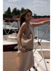 Victor & Hugo Paris Torebka "Luzia" w kolorze beżowo-zielonym - 28 x 34 x 15 cm rozmiar: onesize. Brązowe torby na ramię Victor & Hugo Paris, bez wzorów, z materiału, na ramię, bez dodatków. Za 413.99 zł.