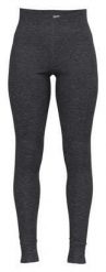 Legginsy termoaktywne damskie Odlo ACTIVE WARM ECO. Szare legginsy Odlo, m, bez wzorów, ze skóry, z podwyższonym stanem. Za 249.99 zł.