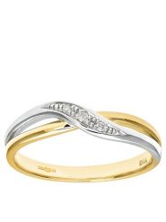 Revoni Złoty pierścionek z diamentami rozmiar: 58. Szare pierścionki Revoni, z diamentem, złote. Za 1,573.94 zł.