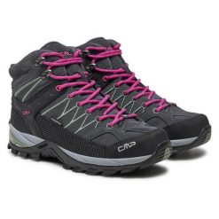 Buty trekkingowe dla kobiet CMP RIGEL MID WP. Szare trekkingi CMP, z materiału, trekkingowe. Za 399.99 zł.