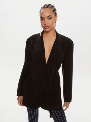 NORMA KAMALI Marynarka KK4214PL158001 Czarny Regular Fit. Czarne marynarki i żakiety Norma Kamali, m, bez wzorów, z syntetyku. Za 1,129.00 zł.