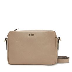 Torebka BOSS. Brązowe listonoszki Boss, bez wzorów, bez dodatków. Za 539.99 zł.