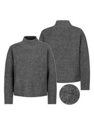 Eight2Nine Sweter w kolorze antracytowym rozmiar: L. Czarne swetry Eight2Nine, l, bez wzorów, ze splotem, bez ramiączek. Za 159.95 zł.