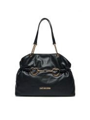 LOVE MOSCHINO Torebka JC4033PP1MLB0000 Czarny. Czarne torebki klasyczne Love Moschino, bez wzorów, ze skóry, bez dodatków. Za 599.99 zł.