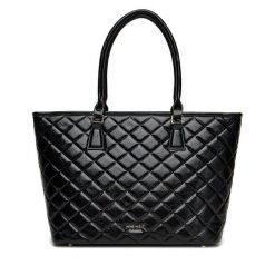 Torebka Nine West. Czarne shopper Nine West, bez wzorów, bez dodatków. Za 249.99 zł.