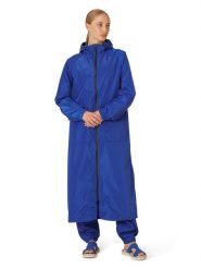 Ilse Jacobsen Płaszcz przeciwdeszczowy w kolorze niebieskim rozmiar: 40. Niebieskie kurtki sportowe Ilse Jacobsen, bez wzorów, bez kaptura. Za 393.45 zł.