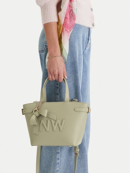 Nine West Torebka EO-Lira I-LX20086s Zielony. Zielone torebki klasyczne Nine West, bez wzorów, z materiału, bez dodatków. Za 329.99 zł.