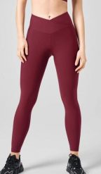 Legginsy Casall Overlap High Waist Tights. Czerwone legginsy Casall, l, bez wzorów, z podwyższonym stanem. Za 325.60 zł.